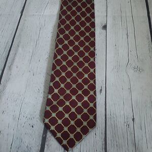 Vintage Barbara Blank New York Maroon Silk Tie
